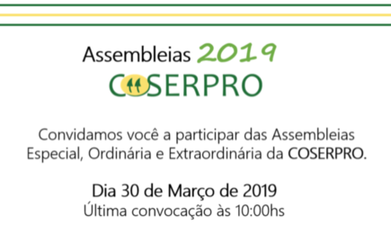 Imagem da notícia - Convocação Assembleias 2019