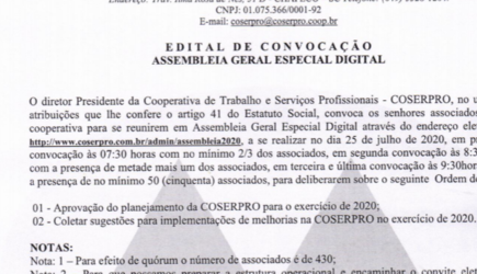 Imagem da notícia - EDITAL DA AGE 2020
